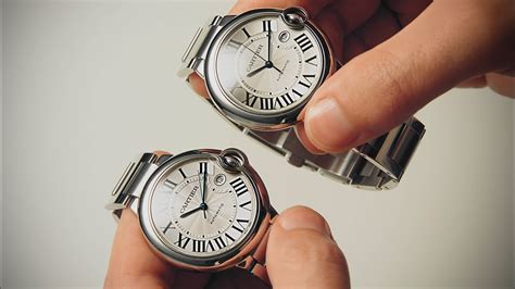 fake cartier watch vs real bust down|fake cartier watches for men.